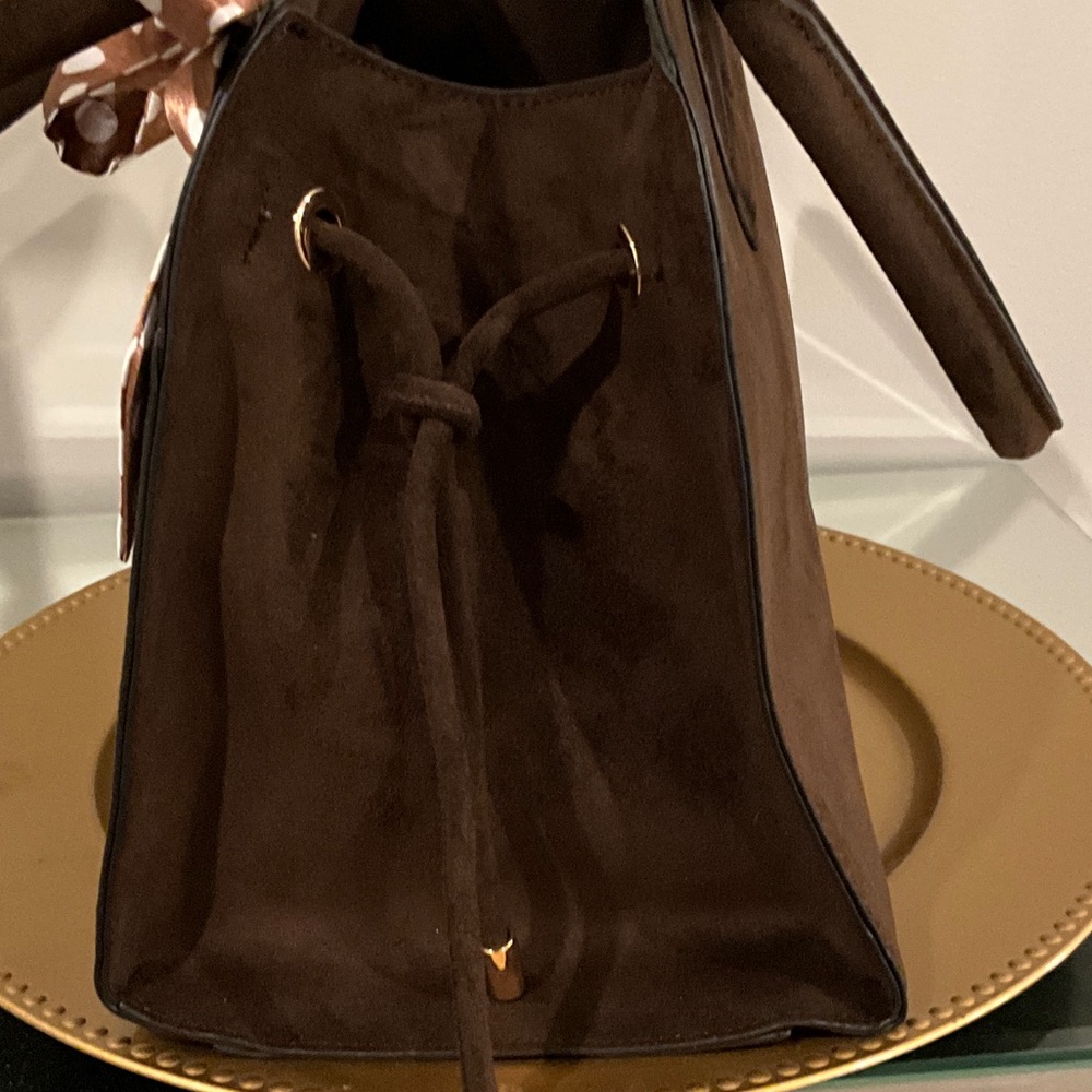 NWT ALDO Suede Satchel - Picture 7 of 16